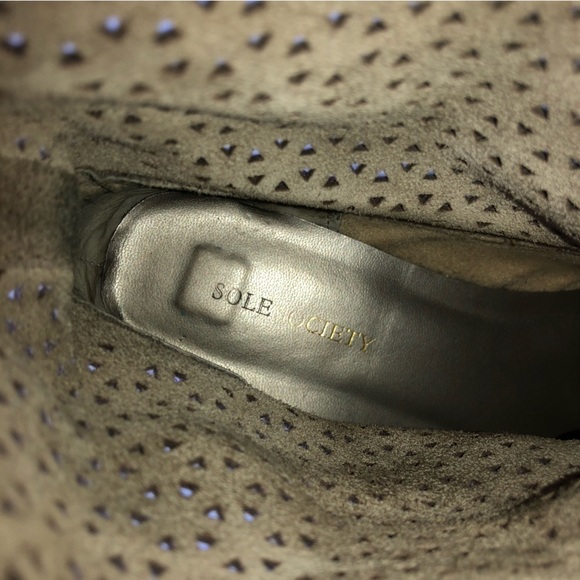 Sole Society Kaye Perforated Slouch Boots - Picture 11 of 16